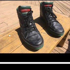 High Top Black Sneakers